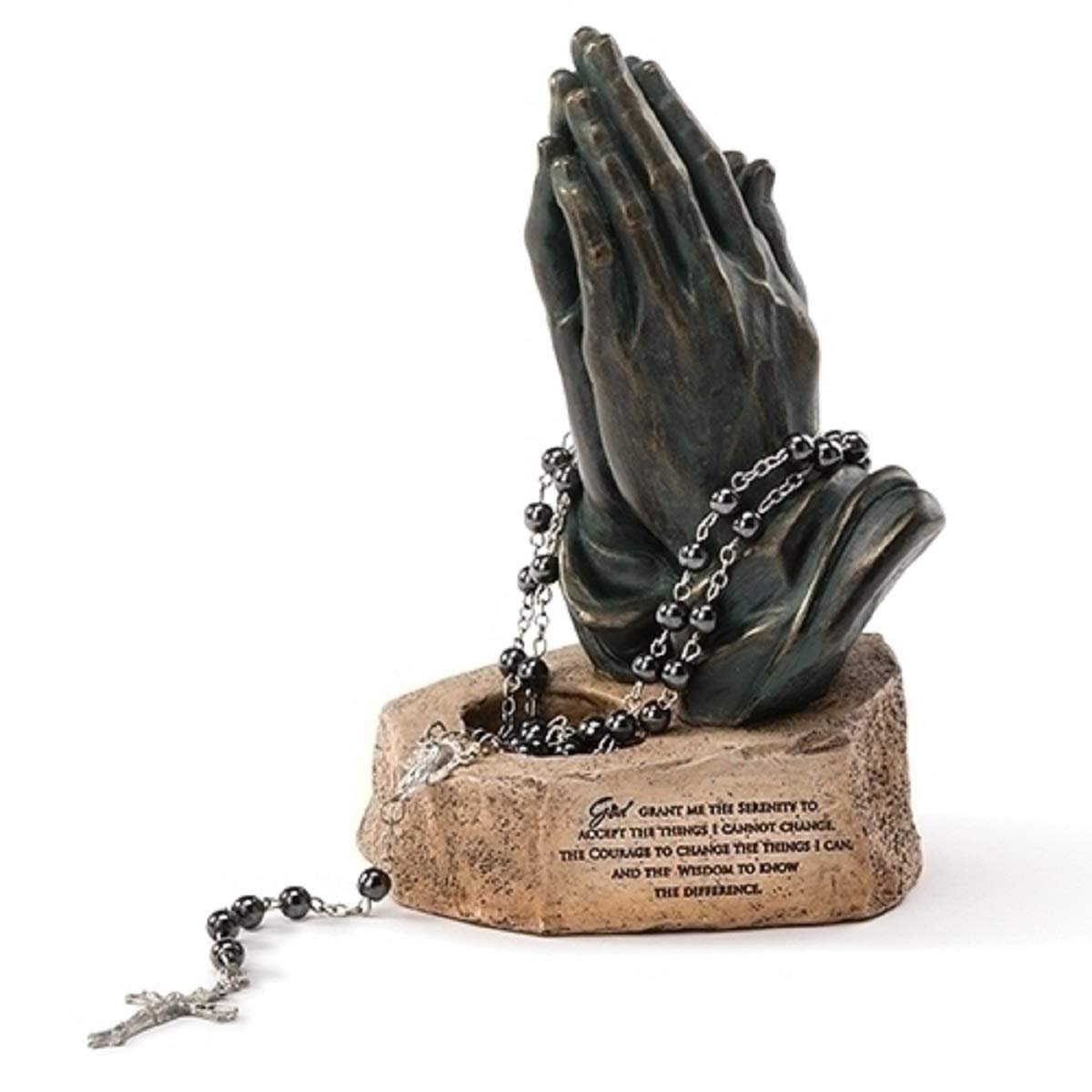 Joseph's Studio by Roman, JS Everyday GIFTS6.25 H Praying Hands Tabletop, Home Décor, Devout Gift, Prayerful Inspiration (3x4x6)