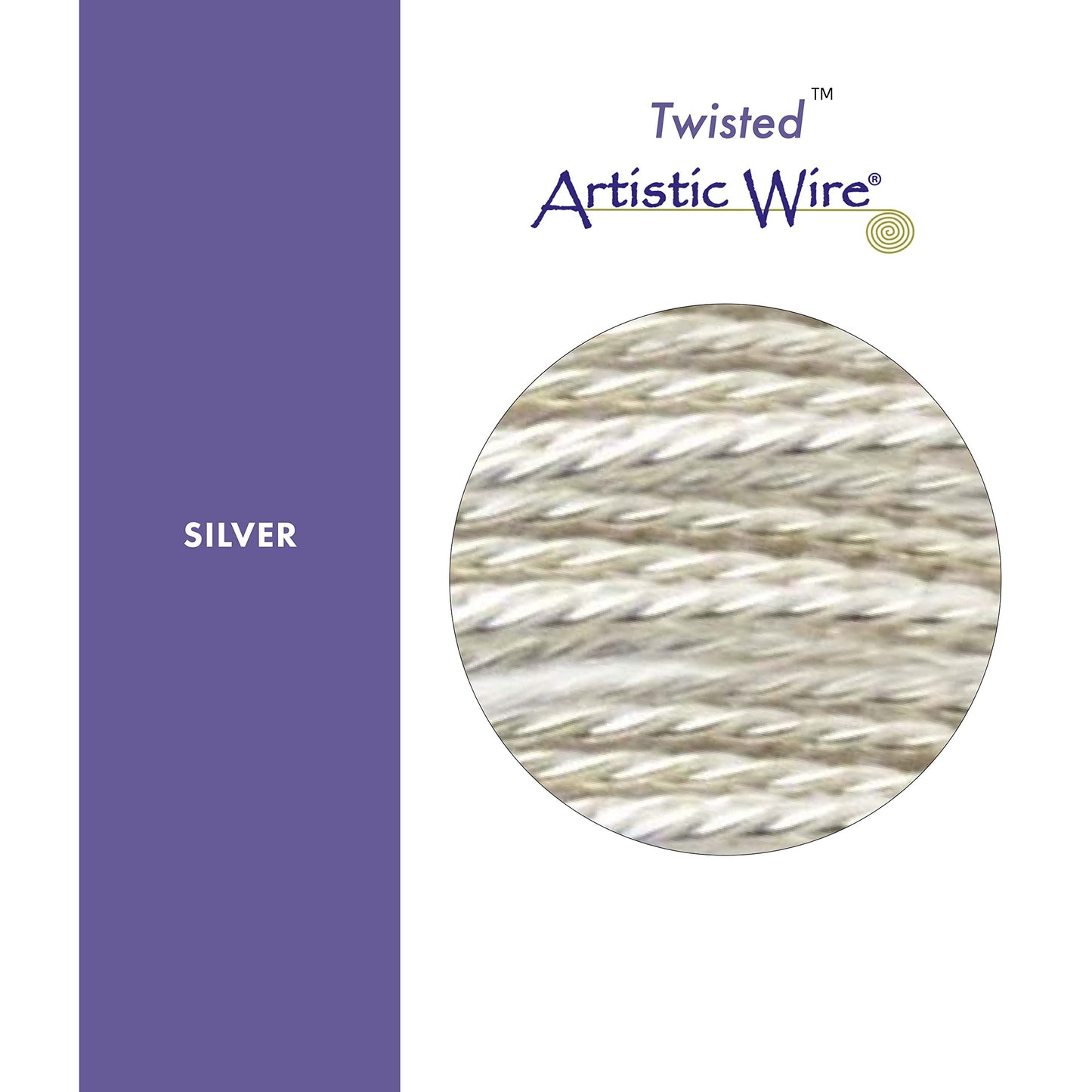 Beadalon AWD22TS1 22 Gauge Twisted Round-Non-Tarnish Artistic Wire