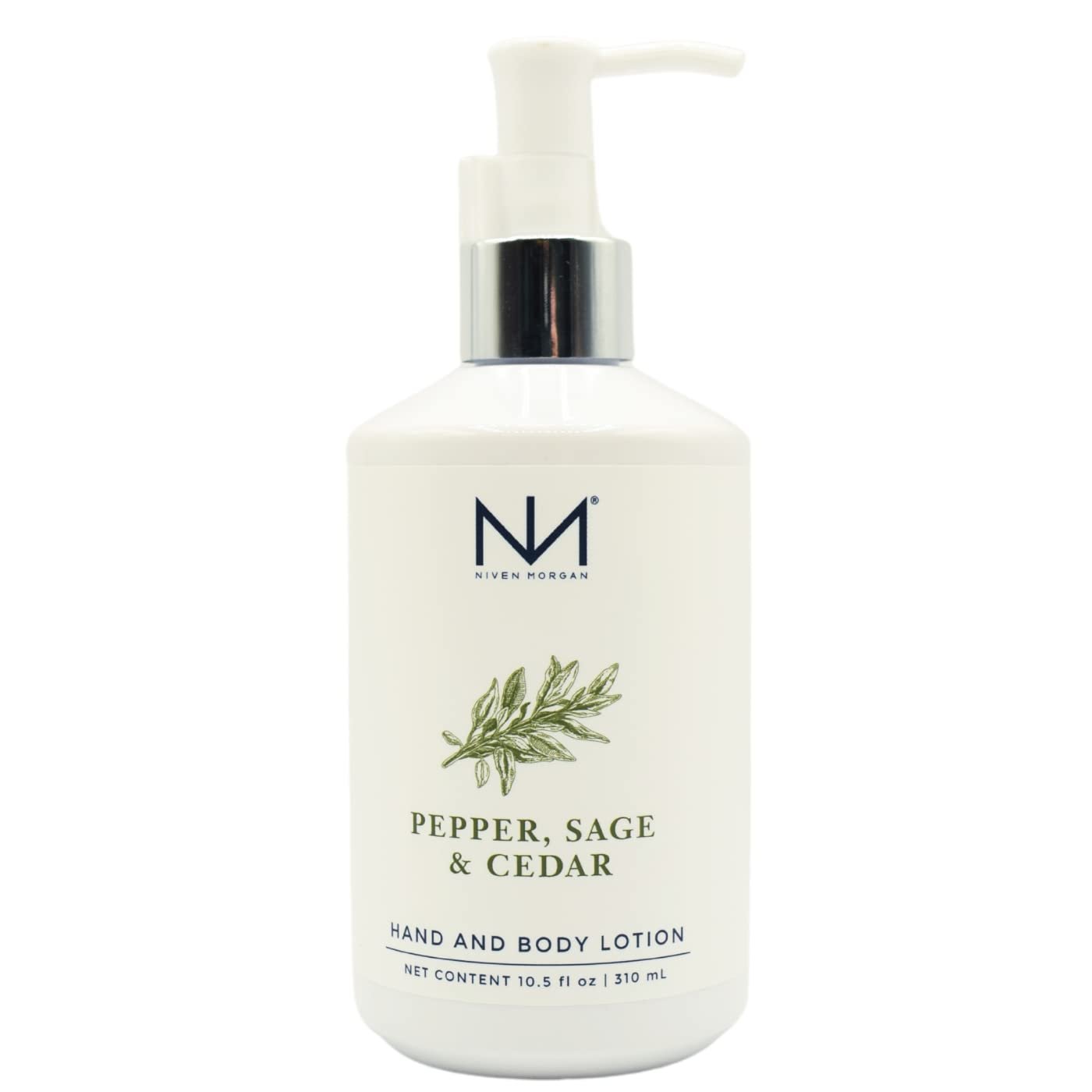 Niven Morgan Pepper, Sage and Cedar Hand and Body Lotion 10.5 fl oz 310 ml