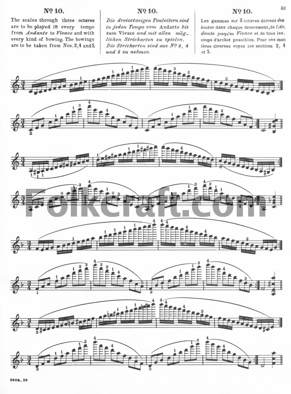 Hrimaly, Jan - Scale Studies - Violin solo - Carl Fischer Edition