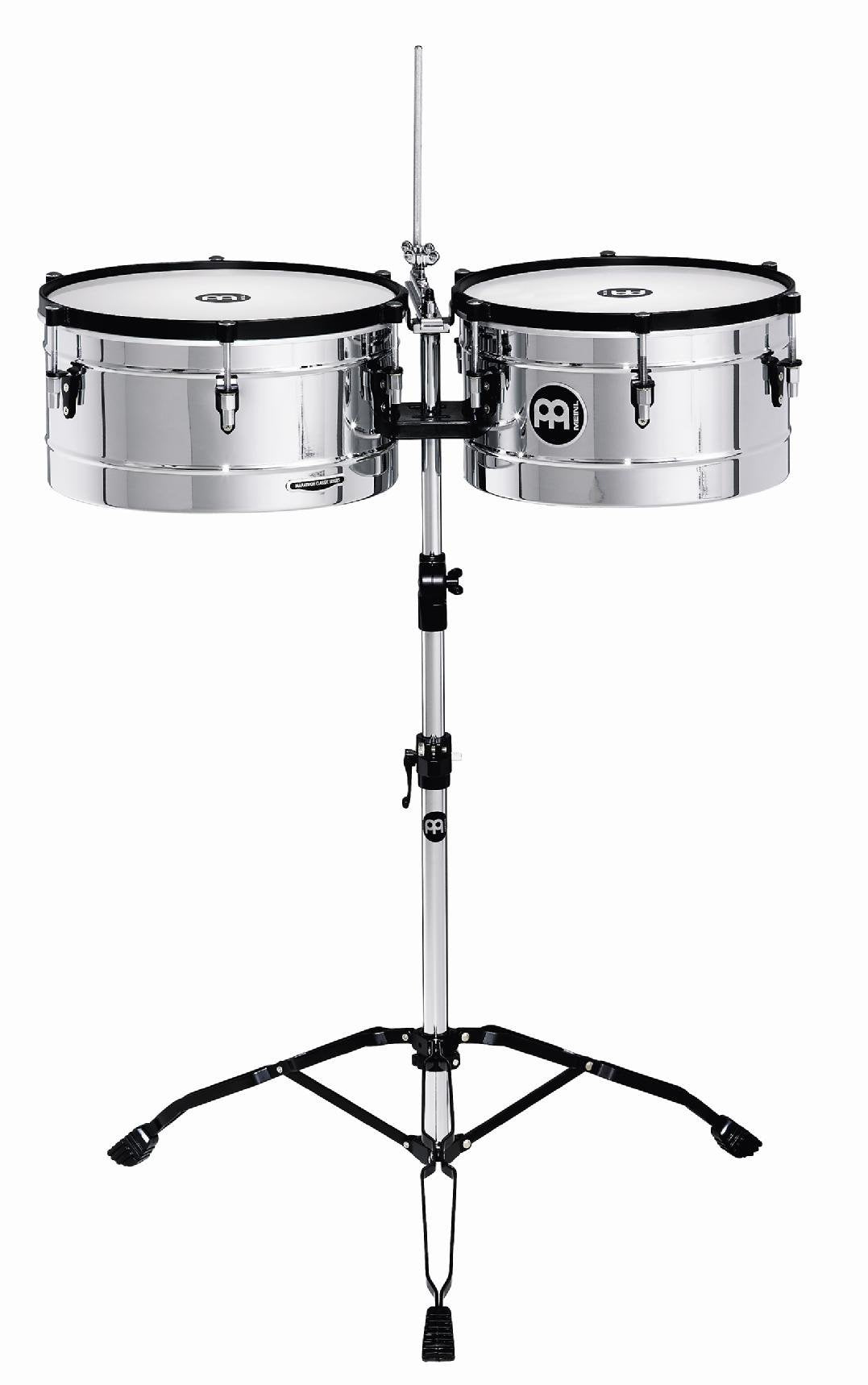 Meinl Percussion Marathon Series Chrome Finish Steel Timbales