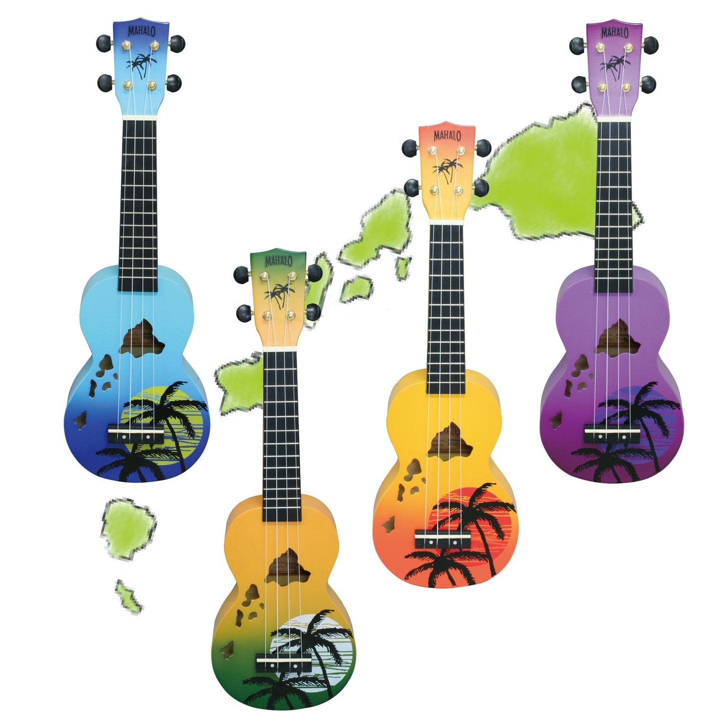Mahalo Ukuleles Mahalo Designer Series Ukulele (MD1HA ppb)