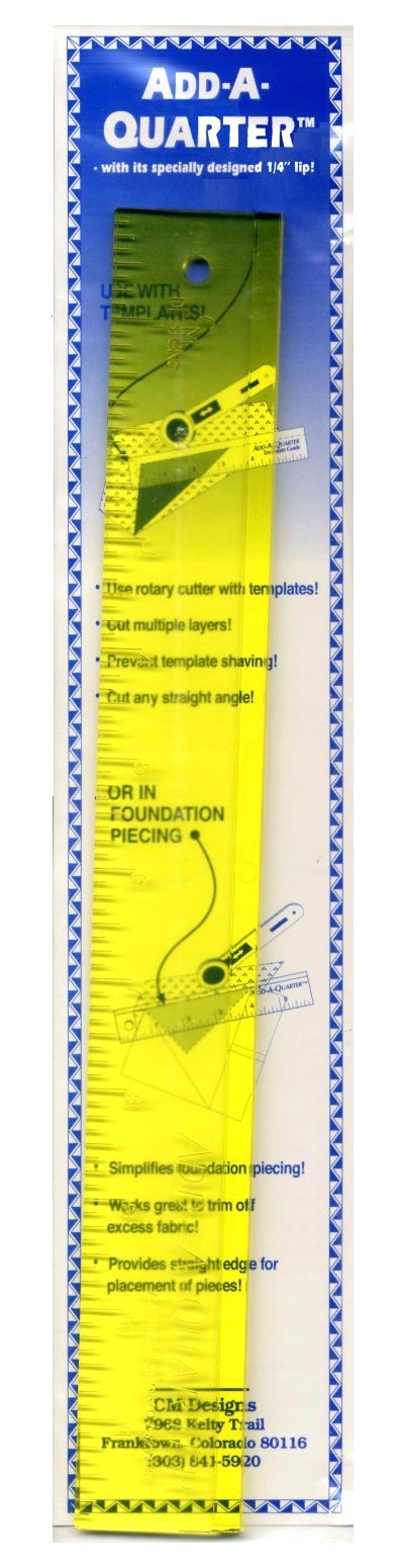 Add-a-Quarter Ruler Bundle of 3 Sizes: 1" by 6"; 1.5" by 12", and; 2.5" by 18"