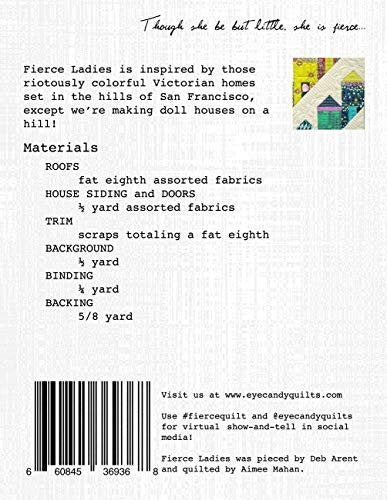 Eye Candy Quilts Fierce Ladies Quilt Pattern ECQF117