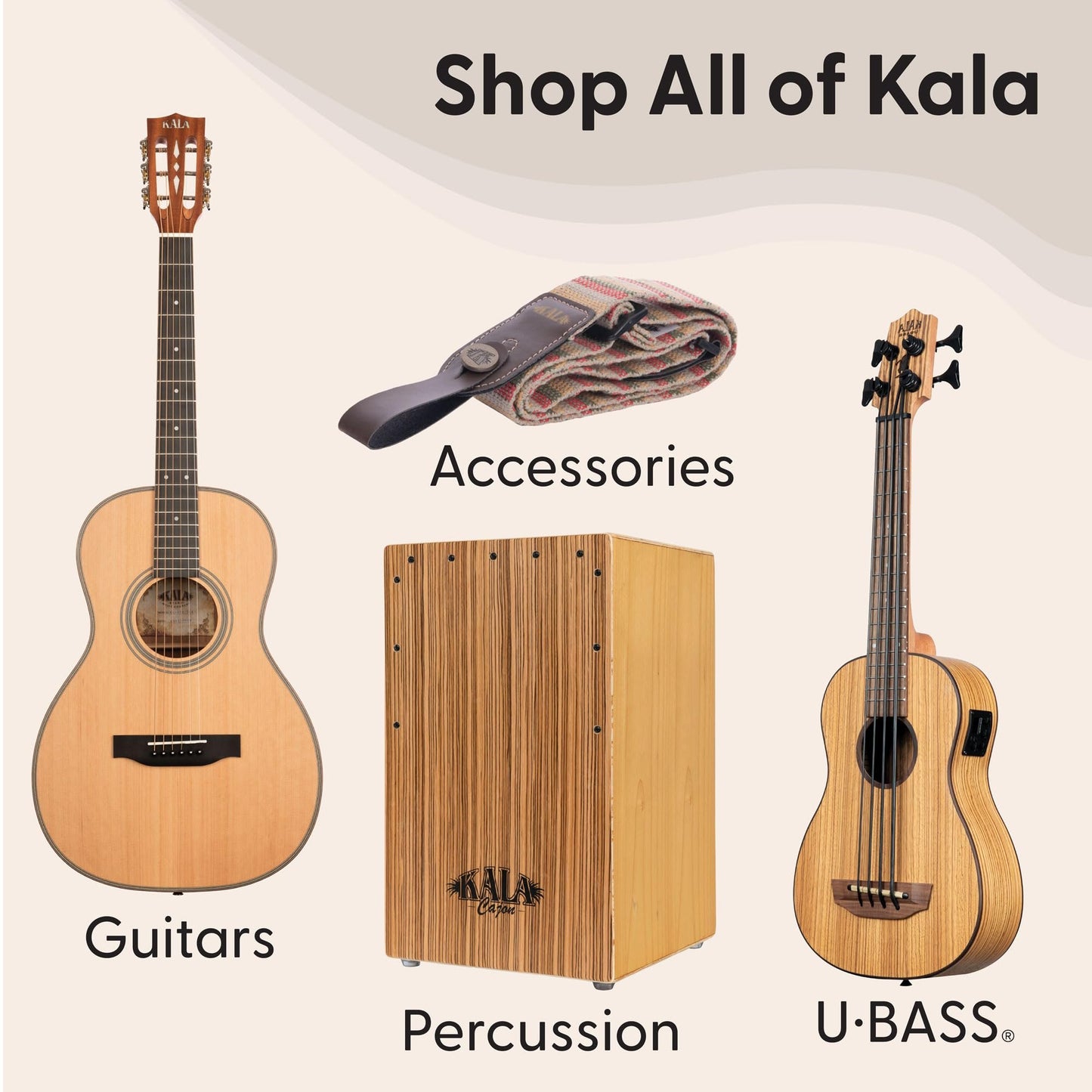 Kala Brand Music Co. Makala Dolphin, 4-String Ukulele, Right, Yellow Burst, Soprano Fun Design, Aquila Strings, & Durable Build