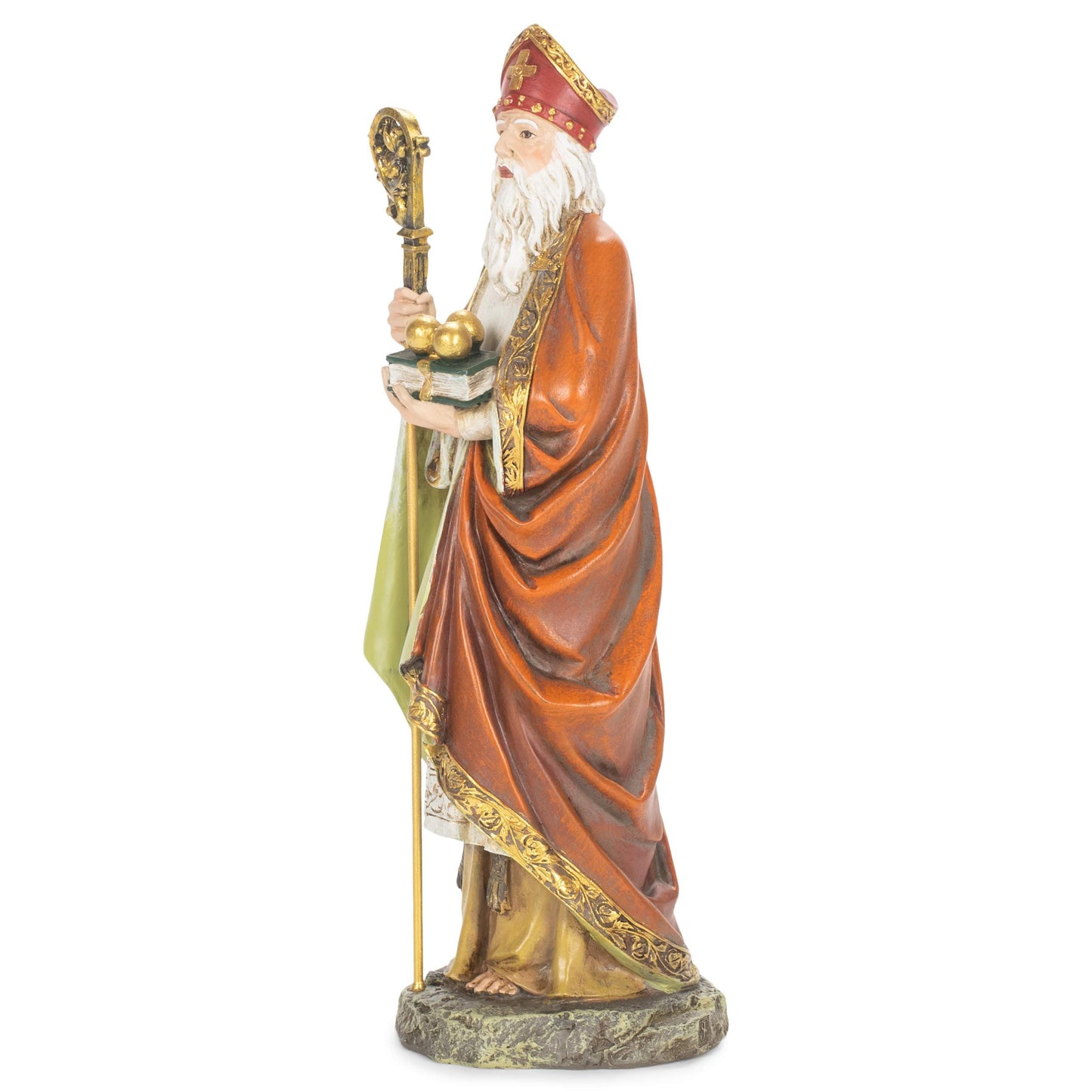 Joseph's Studio by Roman, Renaissance Collection, 10.5" H ST Nicholas Figure, Home Décor, Devout Gift, Prayerful Inspiration (3x4x10)
