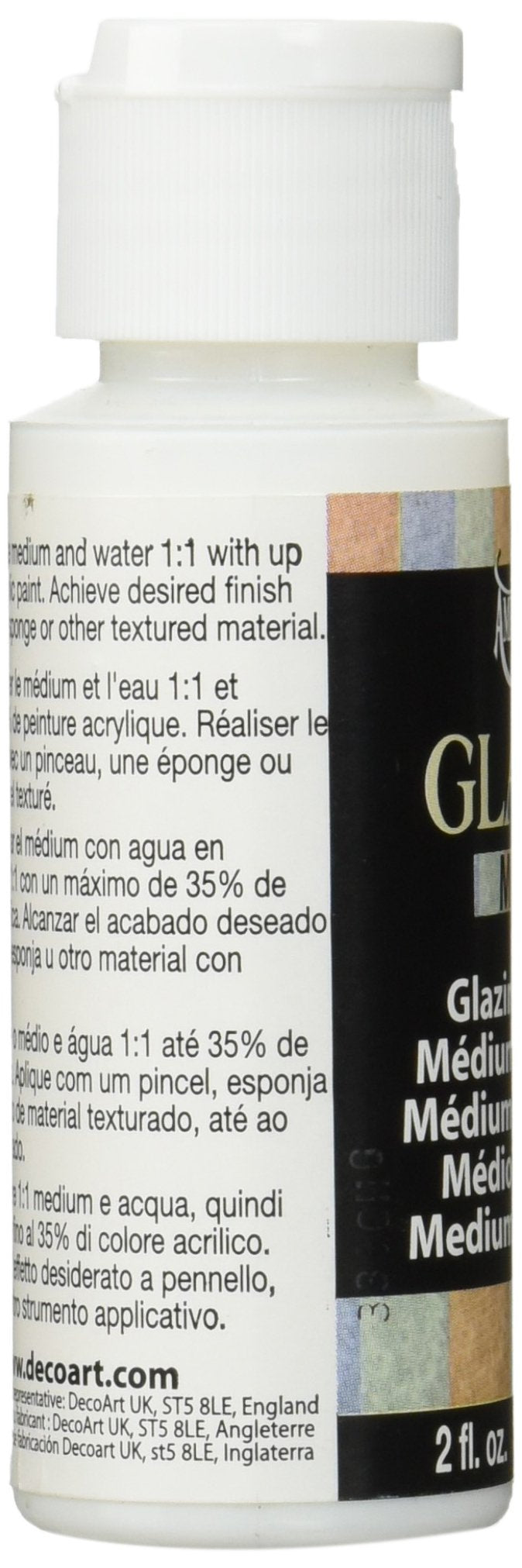 DecoArt Americana Mediums Glazing Paint, 2-Ounce, 2 Fl Oz (Pack of 1)