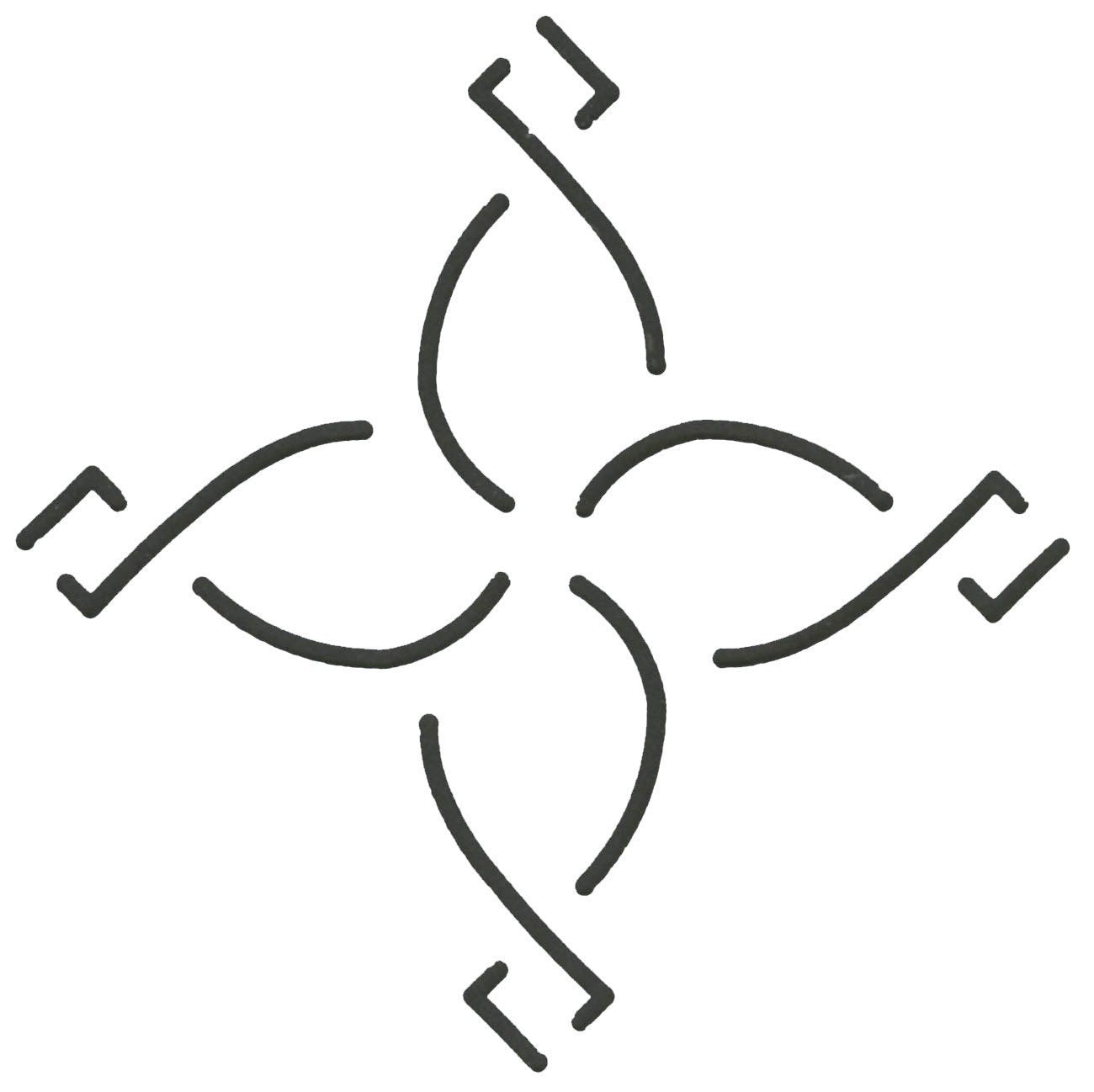 Quilting Creations Twisted Petals Quilt Stencil