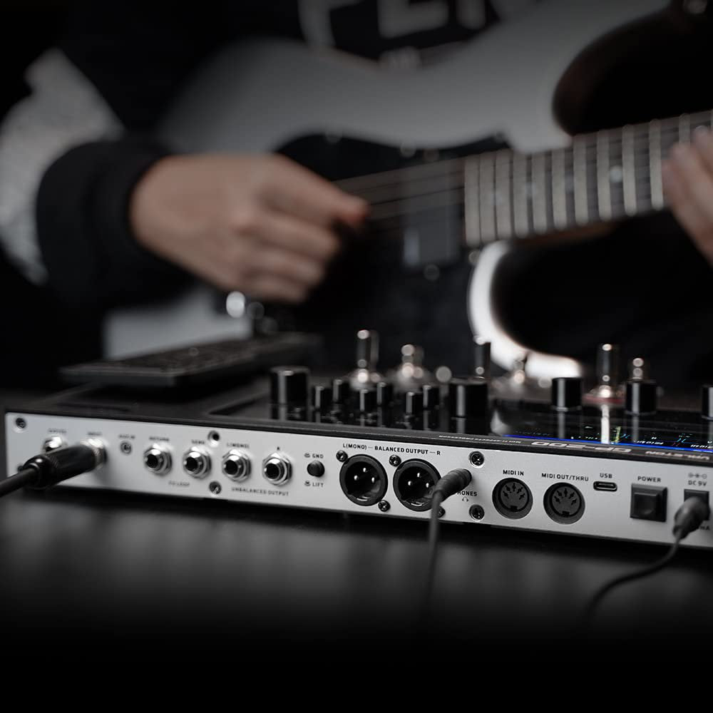 VALETON GP-200 Multi-Effects Guitar/Bass Pedal with Expression, FX Loop, MIDI, Amp Modeling, IR Cab Simulation, Stereo, USB Interface