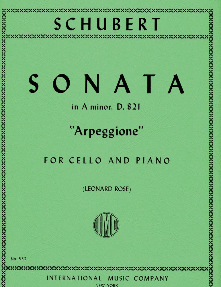 Sonata in A minor "Arpeggione" D. 821 (Rose) for Cello (IMC552)
