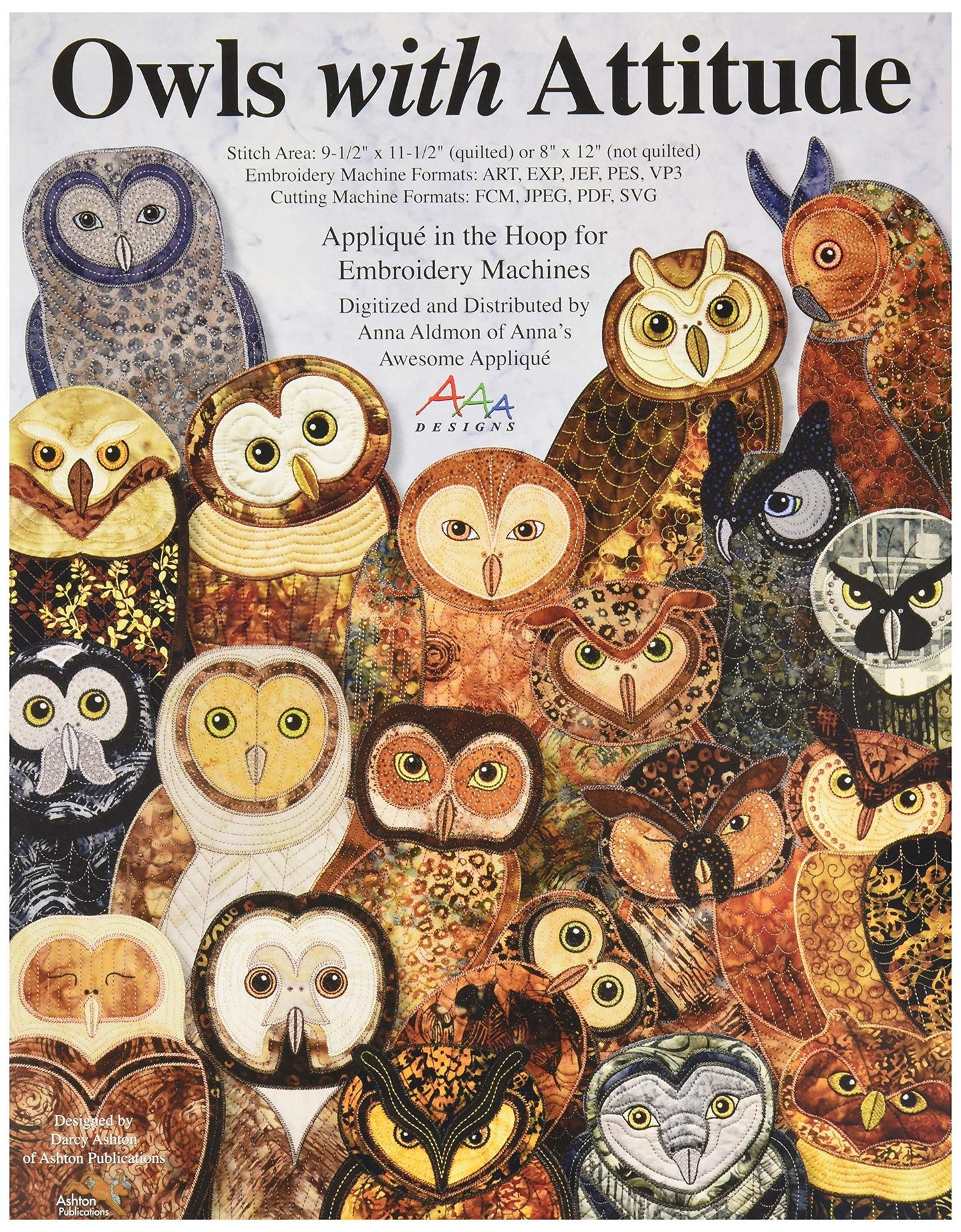 AAA Designs Owls with Attitude Pattern CD