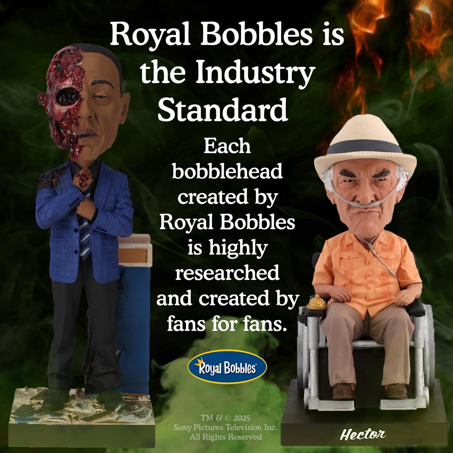 Royal Bobbles Breaking Bad The Cousins — Better Call Saul — 8.4” Tall — Collectible Bobblehead Statue
