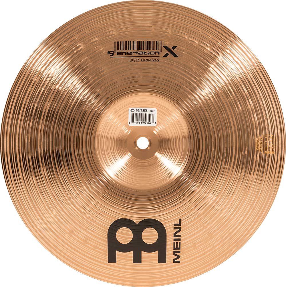 Meinl Cymbals GX-10/12ES Generation-X 10" and 12" Electro Stack Cymbal Pair (VIDEO)