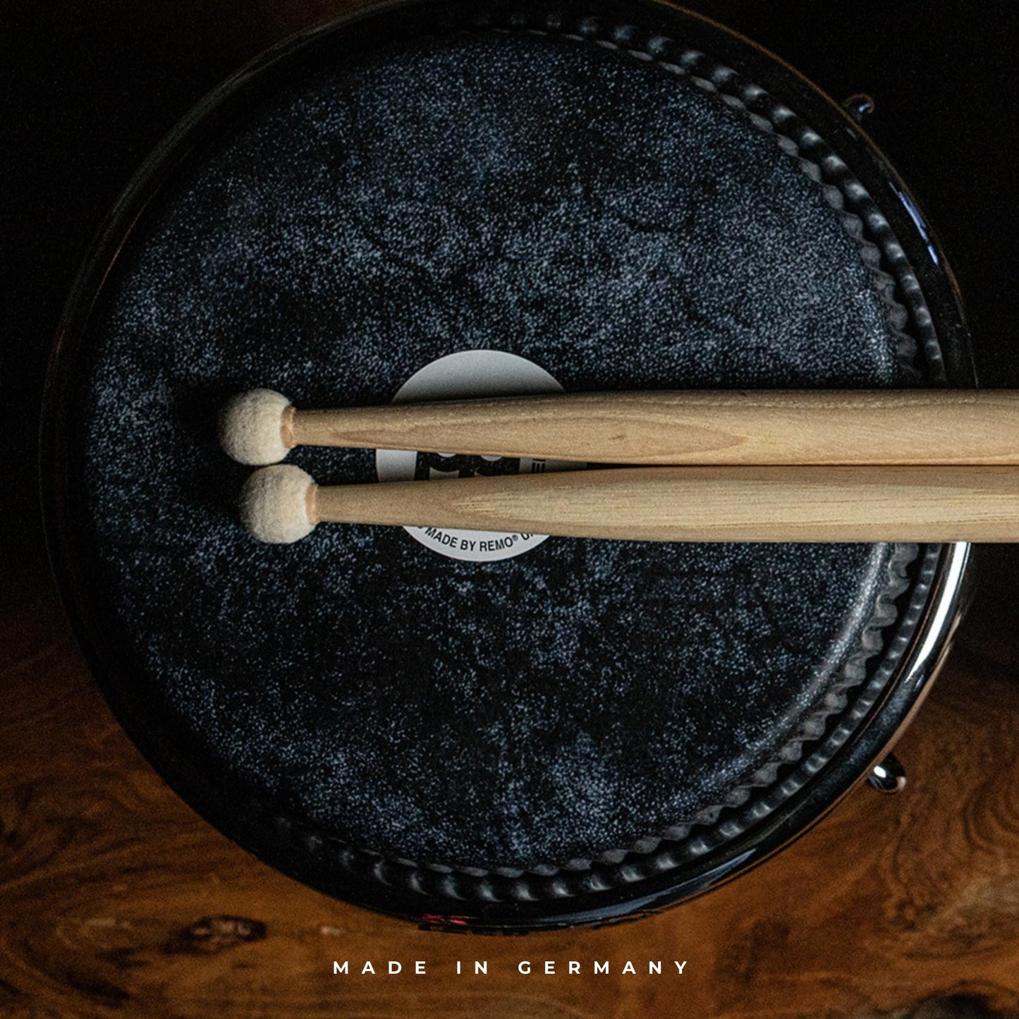 Meinl Stick & Brush Percussion Mallet with American Hickory Drumstick-Style Handle, Round Felt Tip-Made in Germany (SB116)