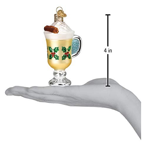 Old World Christmas Eggnog Blown Glass 2020 Unique Christmas Ornaments for Christmas Tree Decorations