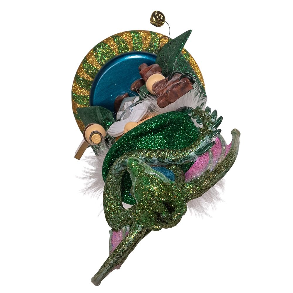 Kurt Adler 18-inch Hollywood Nutcrackers™ Wizard with Dragon Nutcracker