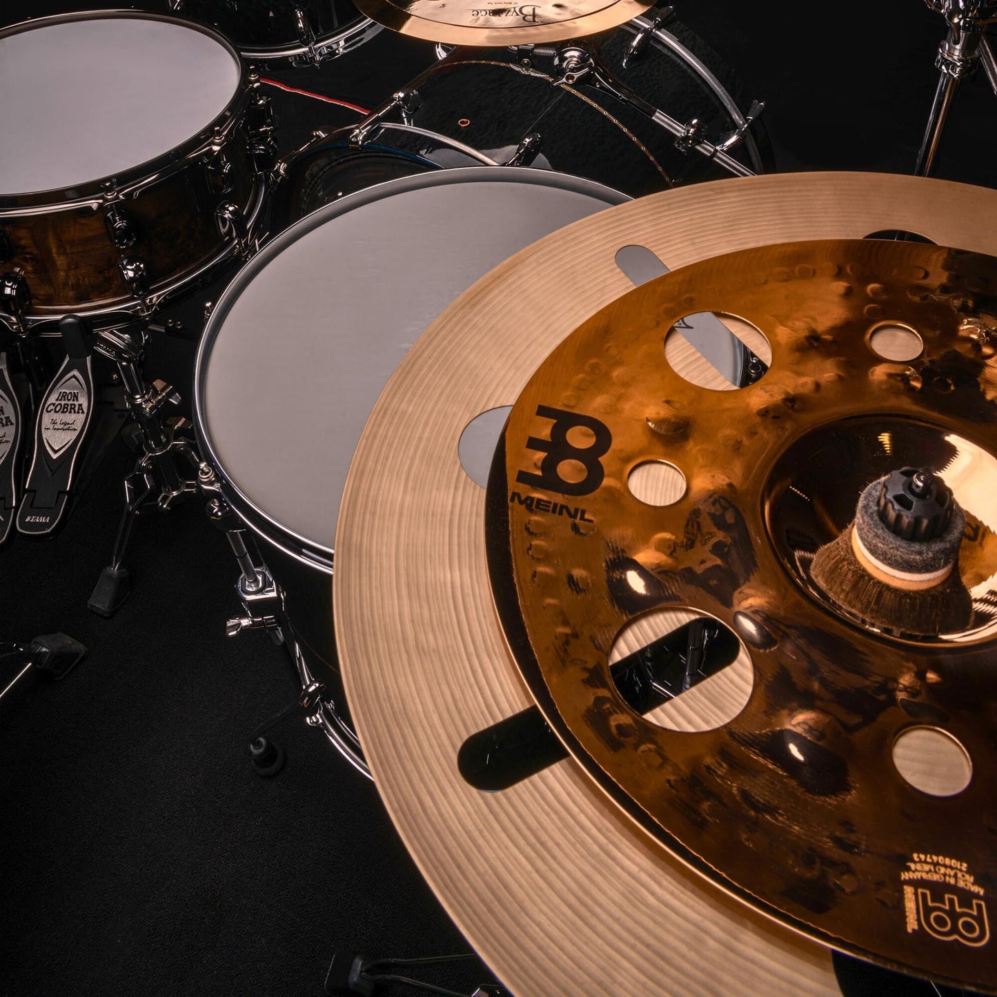 Meinl Cymbals AC Luke Holland Artist Concept Model Byzance/Classics Custom Bullet Stack, inch