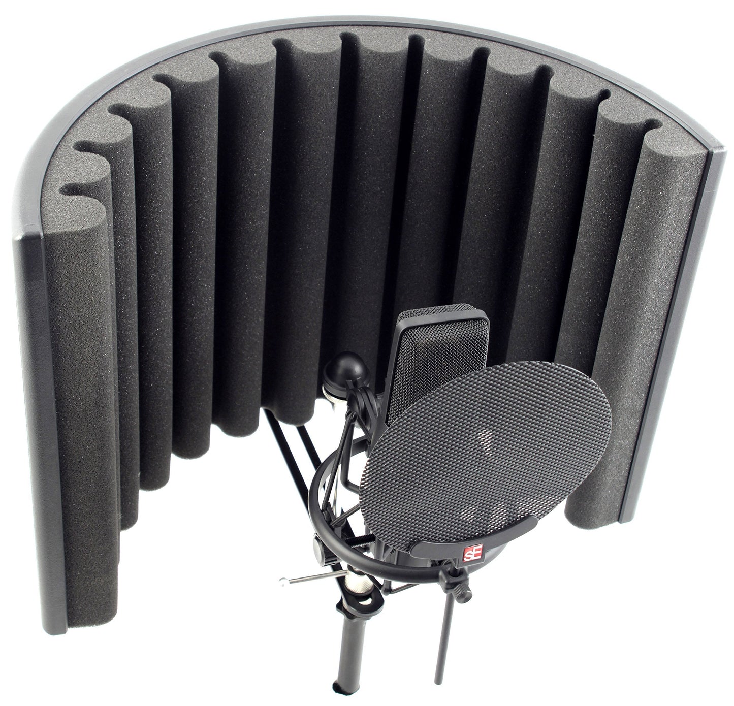 SE Electronics X1 S Studio Bundle Cardioid Condenser Microphone with RF-X Reflexion Filter, SE Isolation Pack (Pop Filter and Shockmount)
