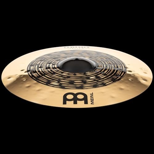 Meinl Cymbals Classics Custom Dual 22" Ride Cymbal, Dark and Brilliant Finish — Made in Germany — for Rock, Metal and Fusion, 2-Year Warranty (CC22DUR)
