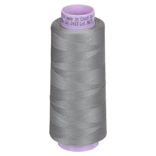 Mettler Silk-Finish Cotton Thread, 2000 yd/1829m, Titan Gray