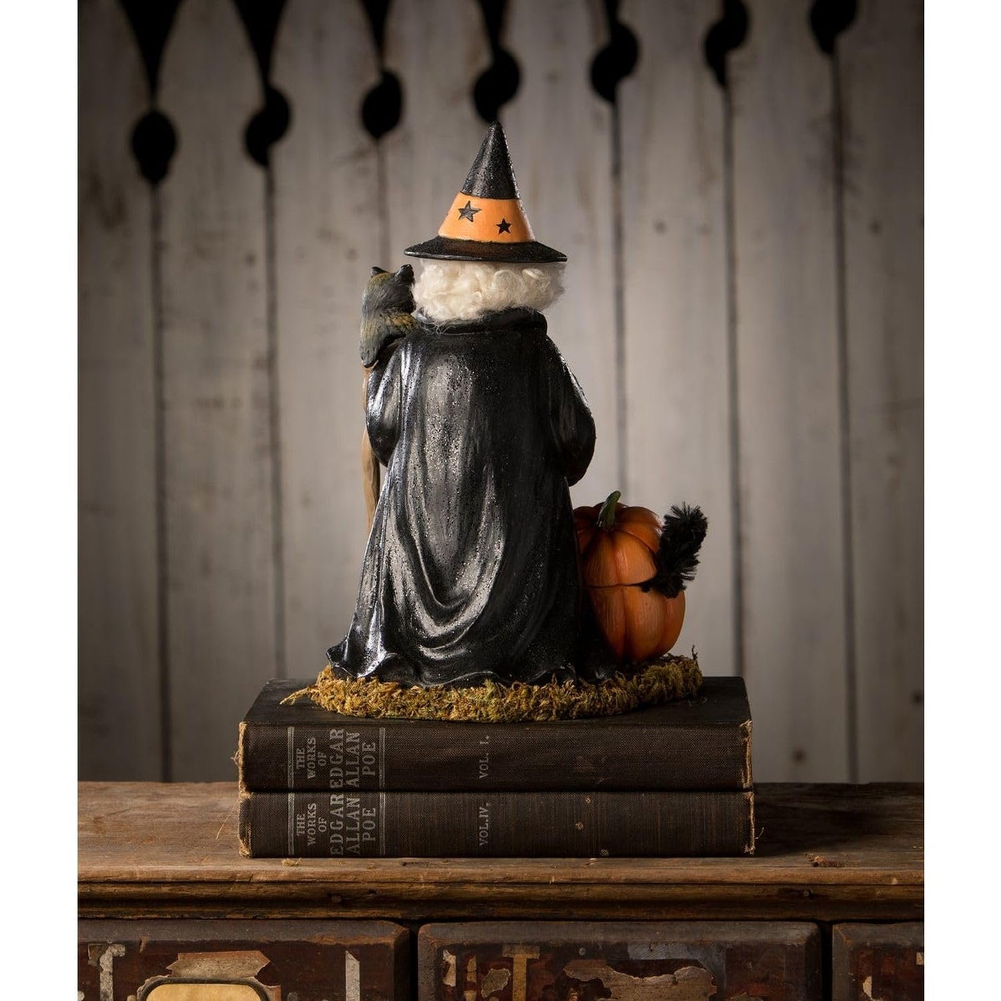 Bethany Lowe Resin Friendly Trick or Treat Callie Witch Figurine, Multicolor, TD3151