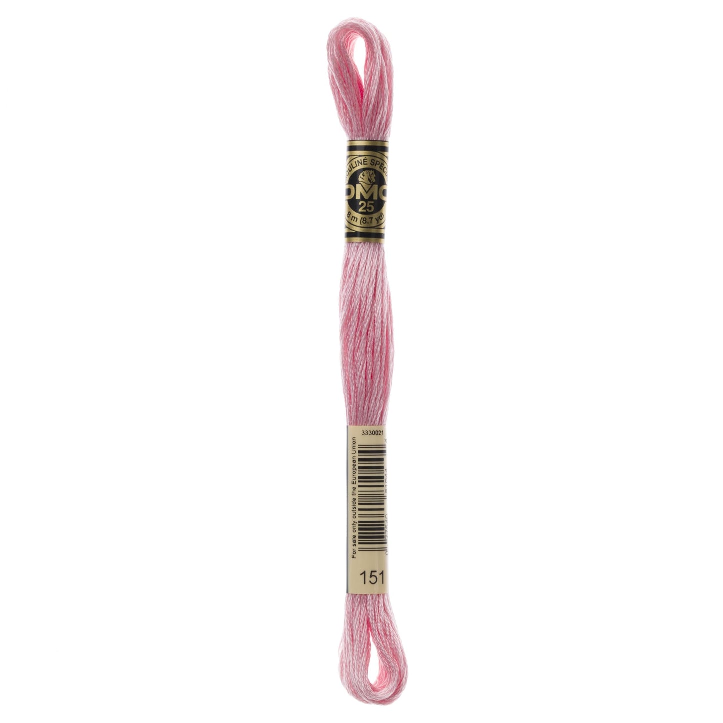 DMC Thread 6-Strand Embroidery Cotton 8.7 Yards Very Light Dusty Rose Lighter Than 3354 117-151 (12-Pack)