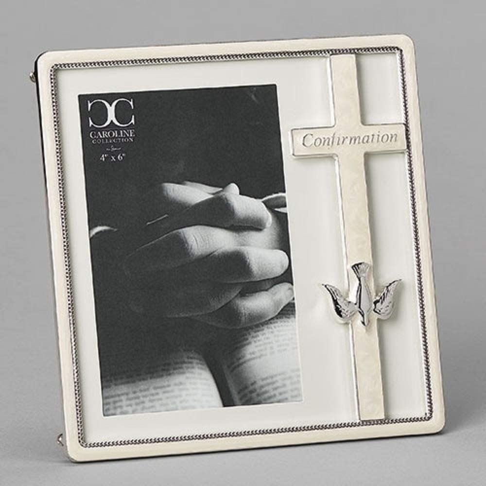 Roman Giftware Inc., Caroline Collection, Confirmation, 7.25" H Confirmation Frame 4X6,Religious, Inspirational, Durable (6x1x7)