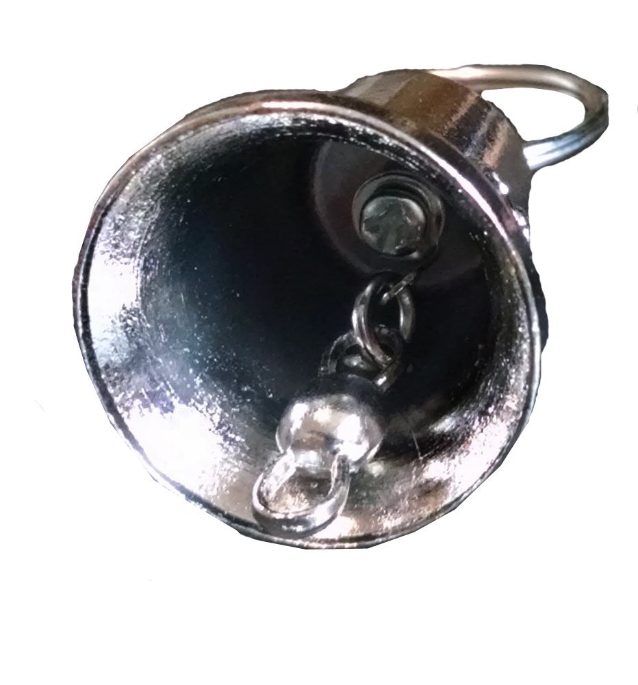 Motorcycle Biker Pewter American Indian Head Nickel Gremlin Bell