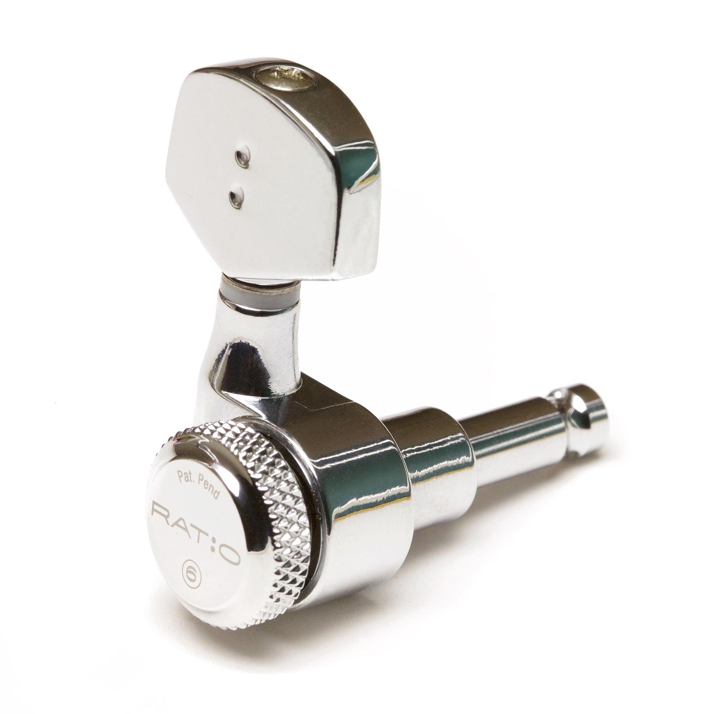 Graph Tech PRL-8311-C0 Ratio 3+3 Electric Guitar Locking Machine Heads - Contemporary Style / Chrome Finish