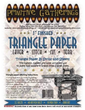 1in Triangle Paper - Primitive Gatherings - 876420002142