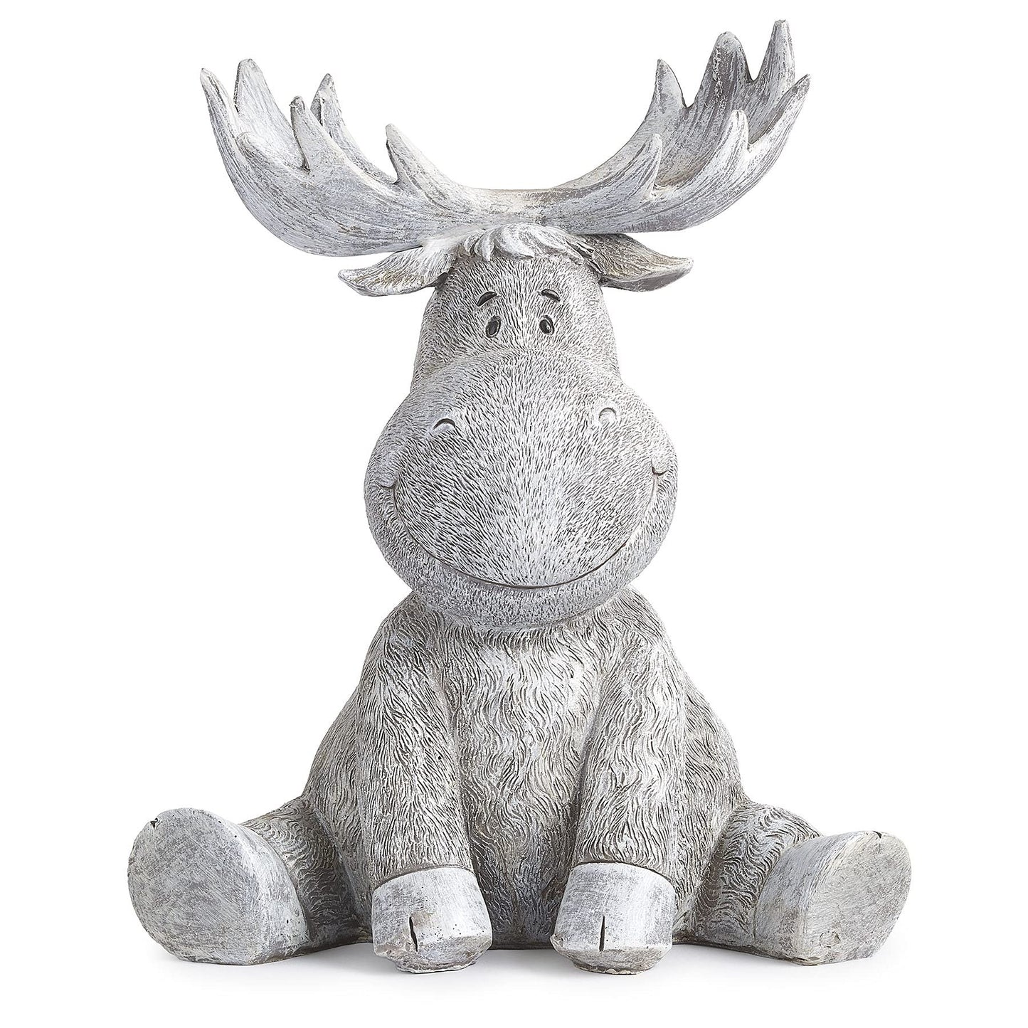 Roman Pudgy Moose 9.5 Inches Height Garden Figurine