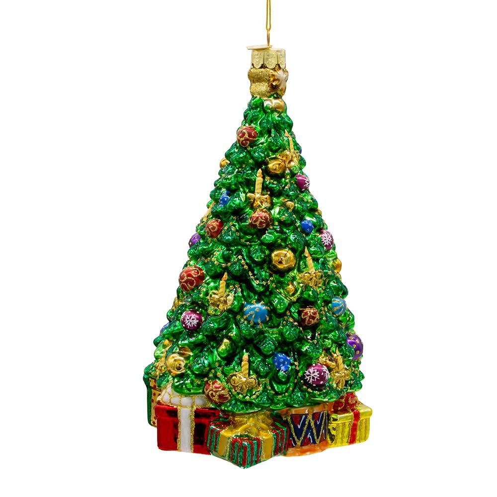 Kurt Adler 7.5-Inch Bellissimo Glass Christmas Tree Ornament