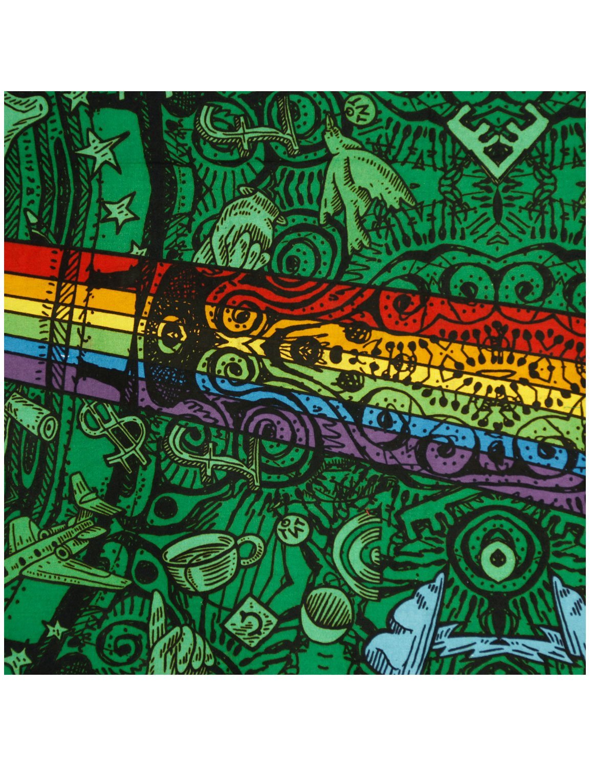Sunshine Joy Pink Floyd The Dark Side Of The Moon Tapestry Lyrics Green 60x90 Inches