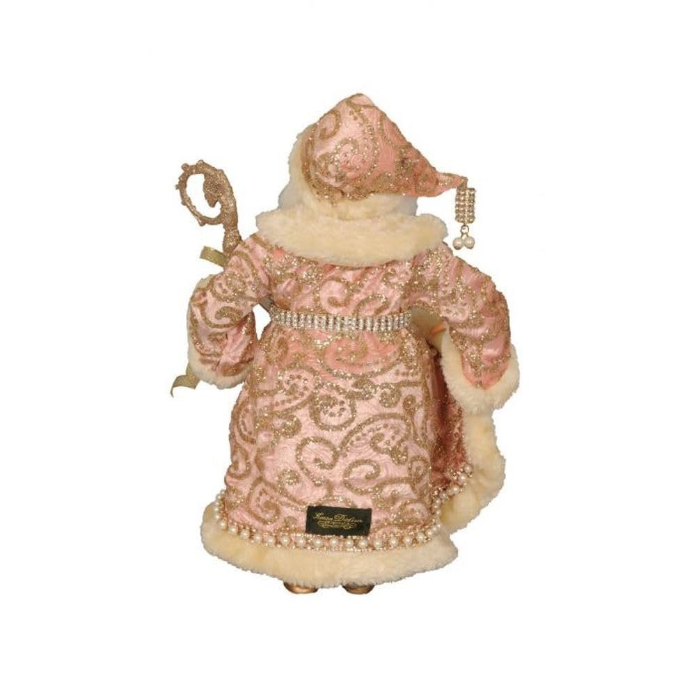 Karen Didion Originals Victorian Elegance Santa Figurine, 17 Inches - Handmade Christmas Holiday Home Decorations and Collectibles