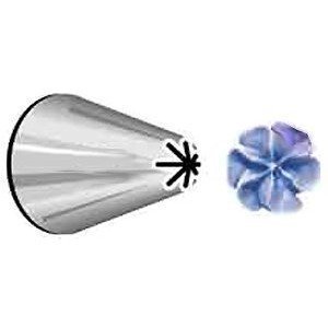 Ateco Star Piping Tip, Silver, Stainless Steel