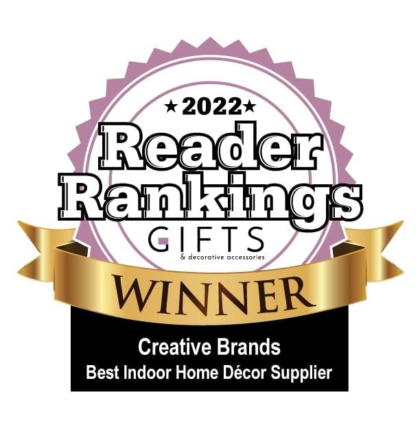 47th & Main Creative Brands Rustic Finished Planter/Pot, 7" Diameter, Copper/Blue