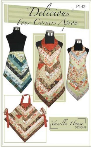 Vanilla House Designs Delicious Four Corners Apron Pattern, Any