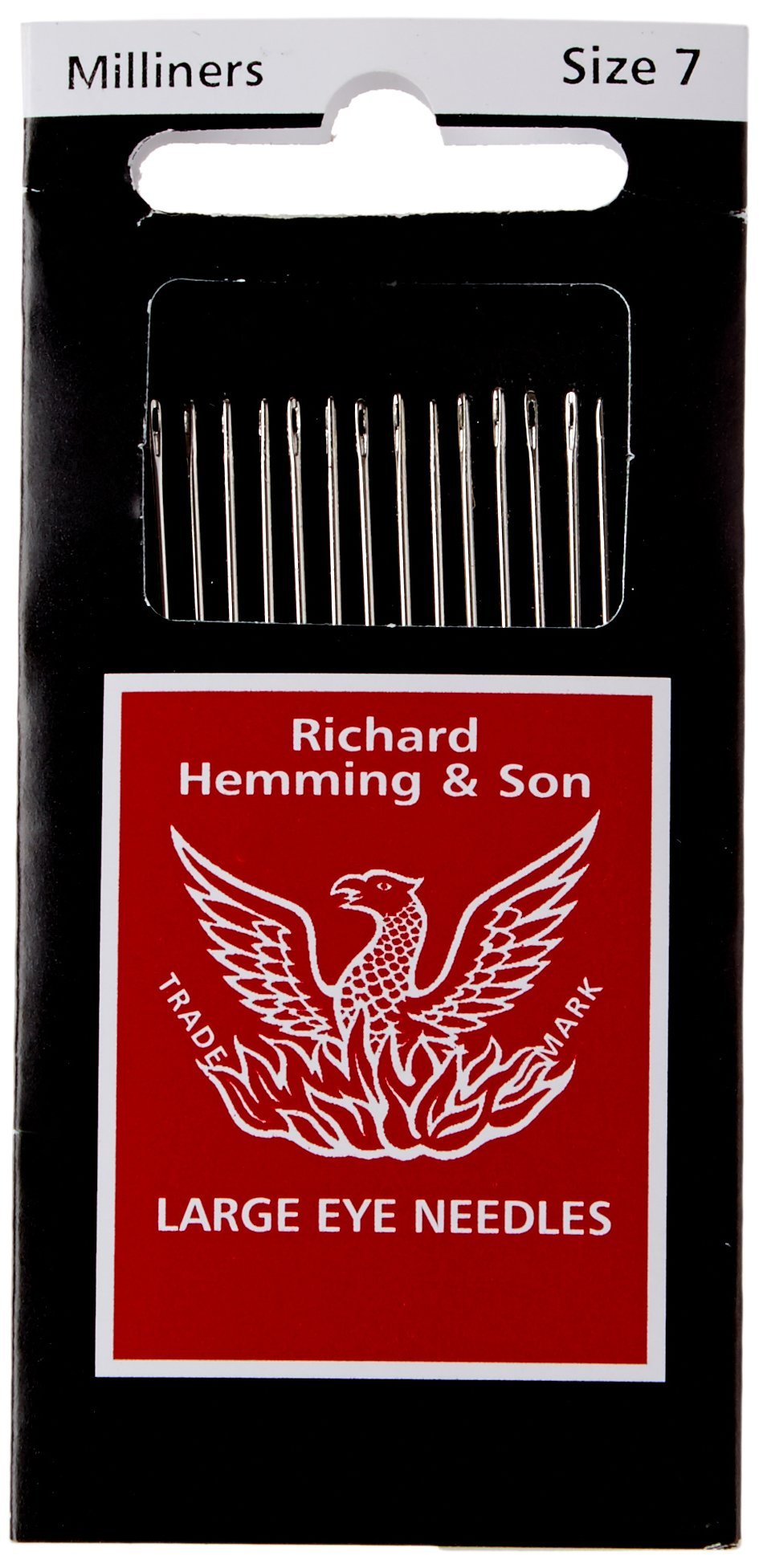Colonial Needle HW250-07 16 Count Richard Hemming Milliners/Straw Needles, Size 7