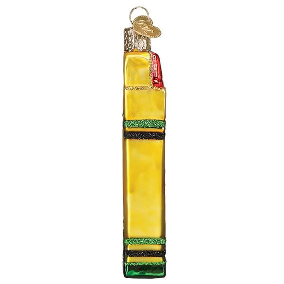 Old World Christmas Box of Crayons Blown Glass 2020 Unique Christmas Ornaments for Christmas Tree Decorations