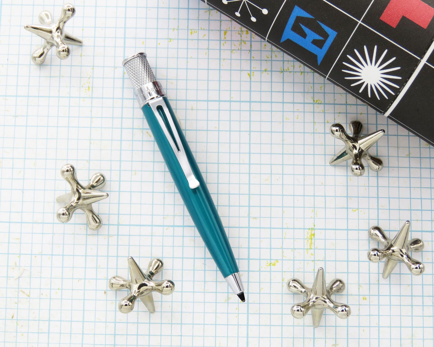 Retro 51 Tornado™ Elite - Turquoise Ballpoint