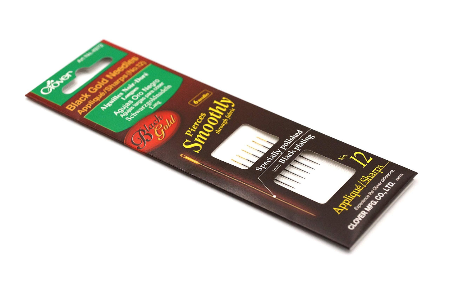 Clover Black Gold Needles: Applique/Sharps