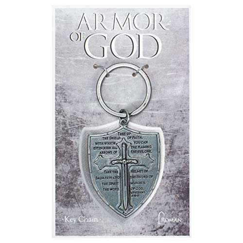 Roman Armor of God Keychain, 3.5 Inch Length