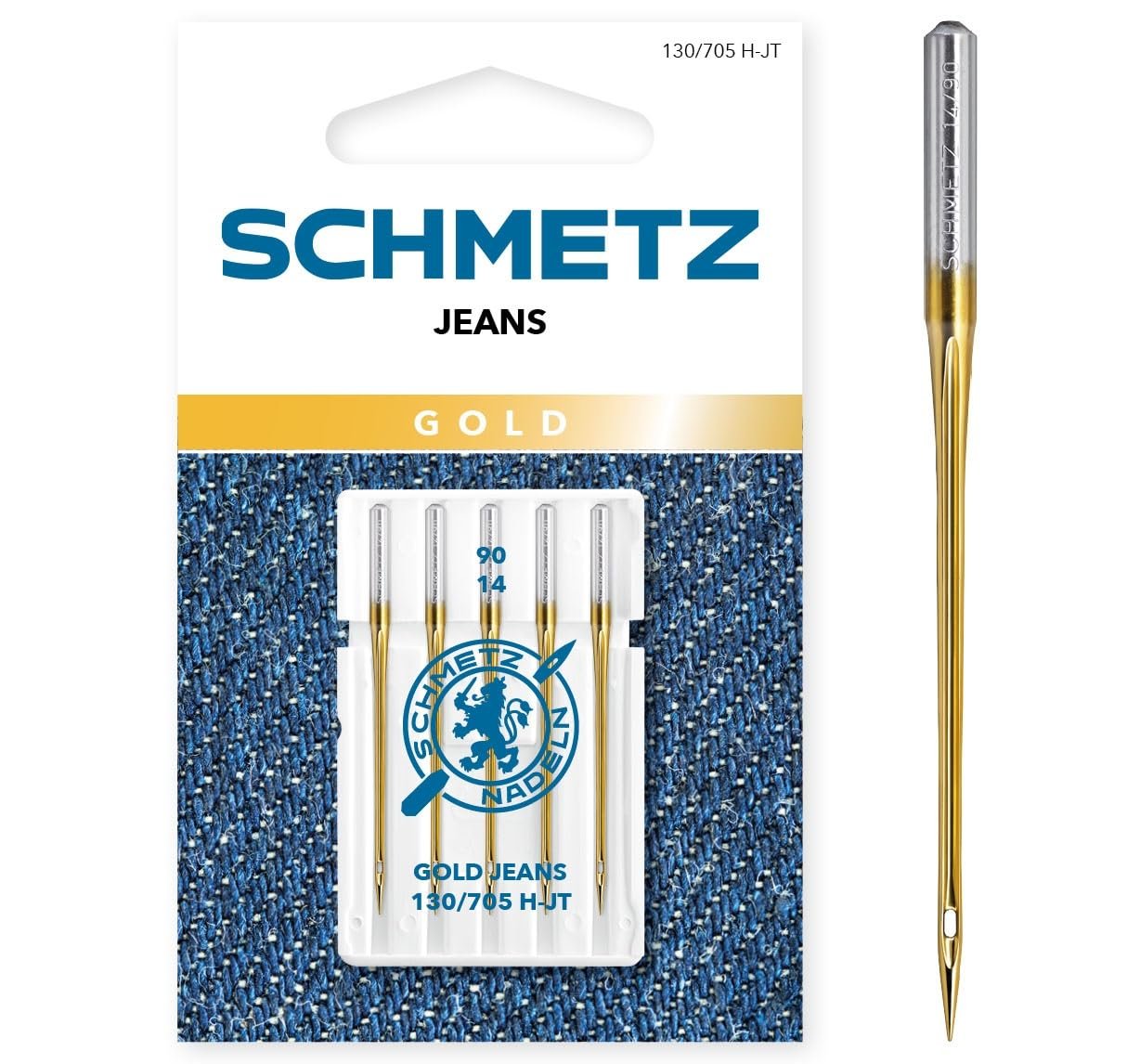 SCHMETZ Gold Jeans Needles - Size 90/14