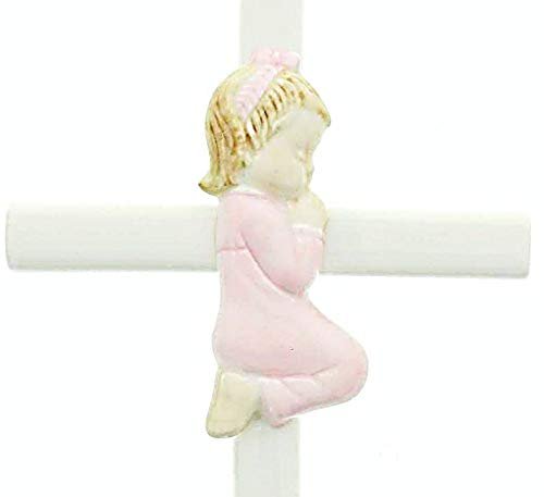 Roman Giftware Inc., Children's Gifts, New Baby, 7.5" H Valencia Praying Girl,Religious, Inspirational, Durable (7x1x2)