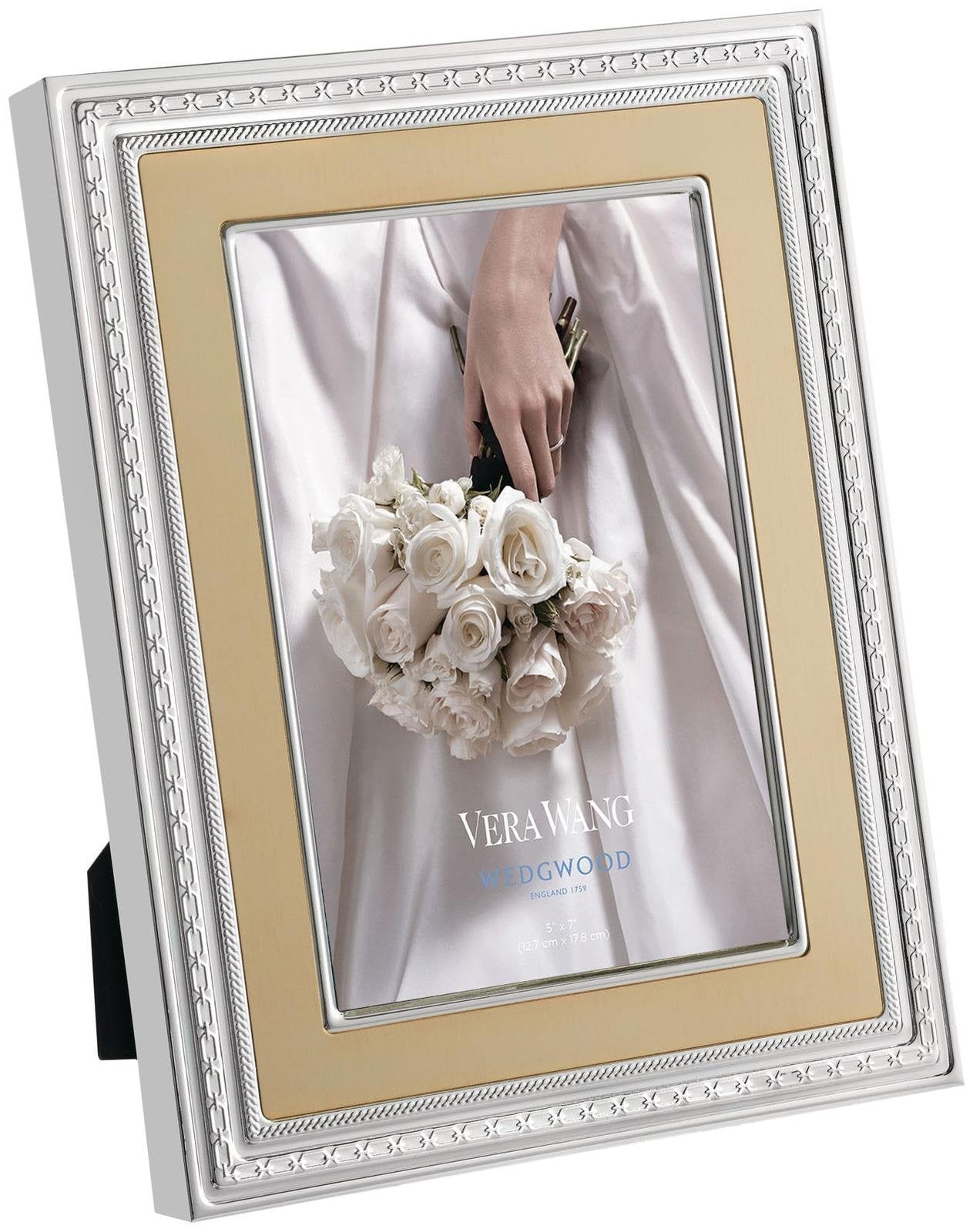 Wedgwood Vera Wang with Love Frame, 5 by 7-Inch, Gold