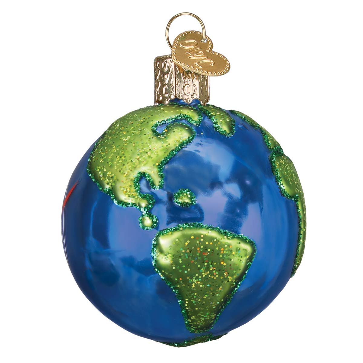 Old World Christmas NASA Earth Glass Blown Ornaments for Christmas Tree