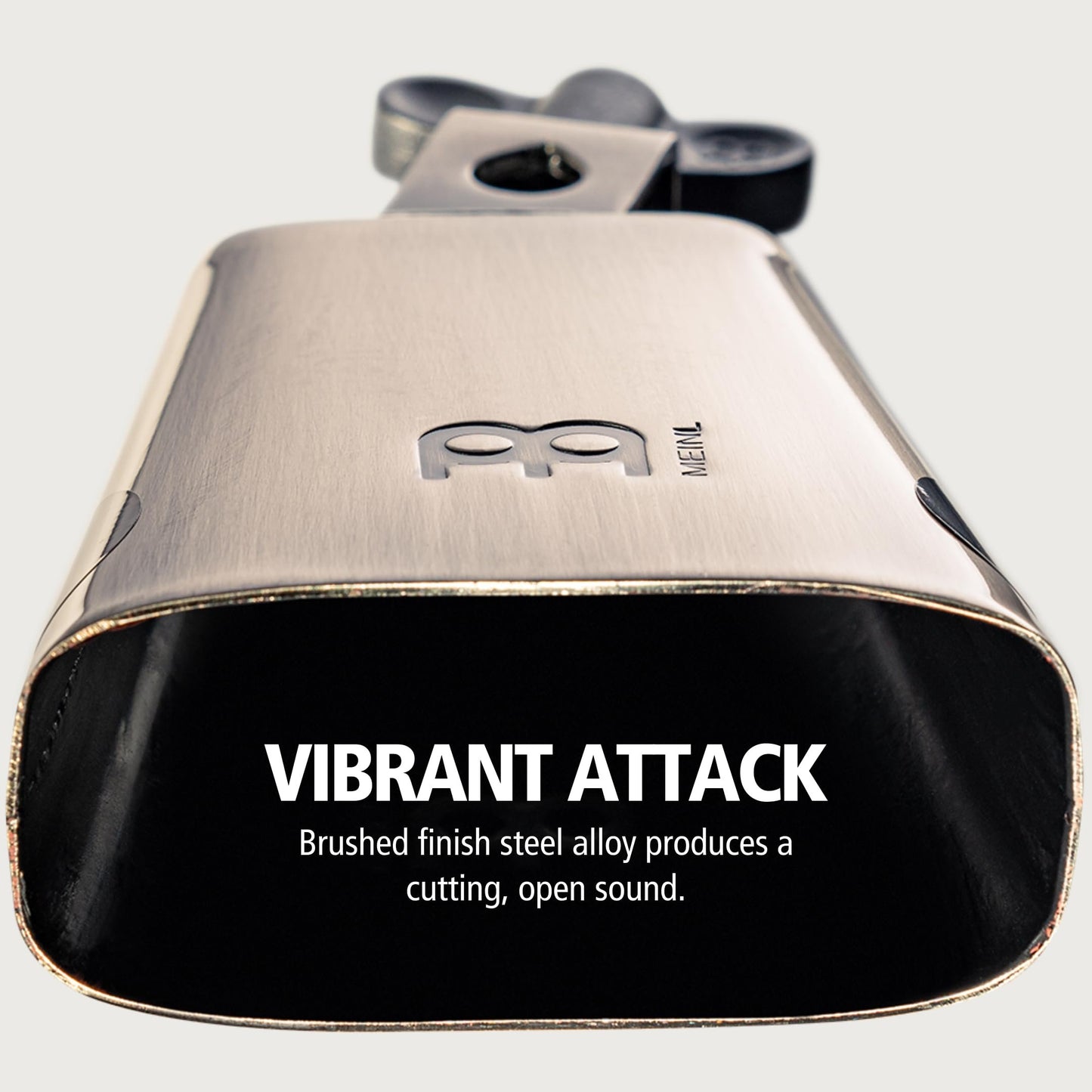 Mountable Cowbell — NOT MADE IN CHINA — Pitch, 2-YEAR WARRANTY