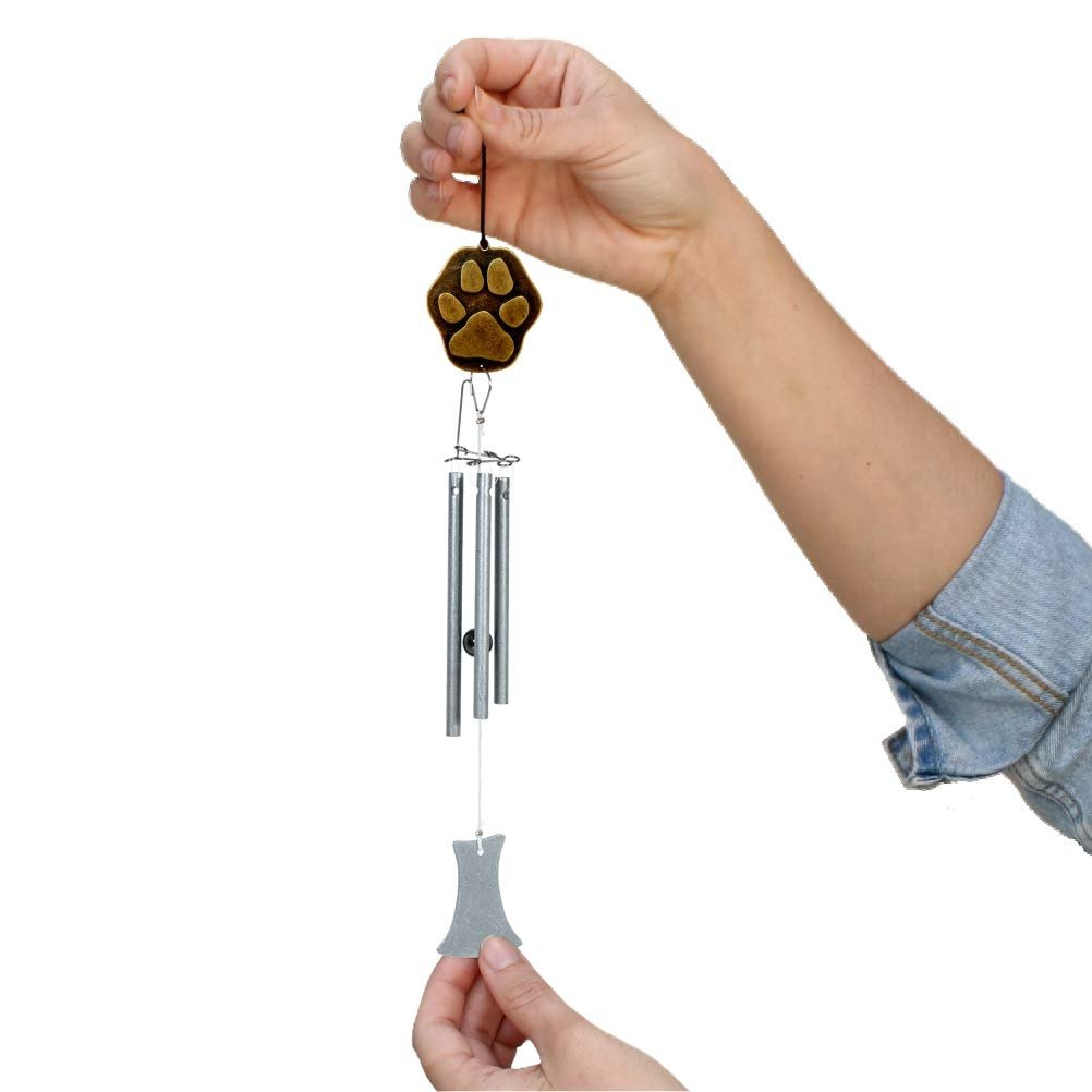 Paw Print Little Piper Wind Chime - Made in USA