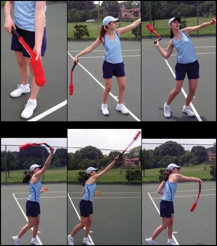Oncourt Offcourt Serving Sock - Improve Rhythm and Fluidity of Serves/Correct Uneven and Awkward Serving Motions