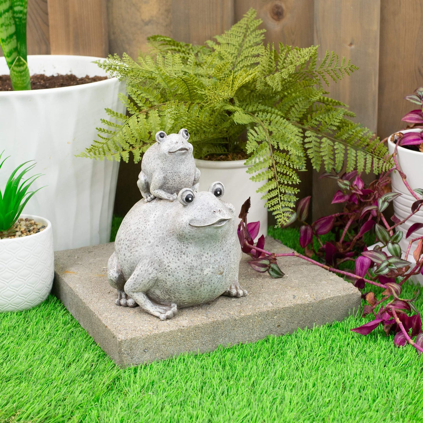 Roman, 7.75" H Mini & Me Pudgy Pals Garden Statue, Outdoor Decor